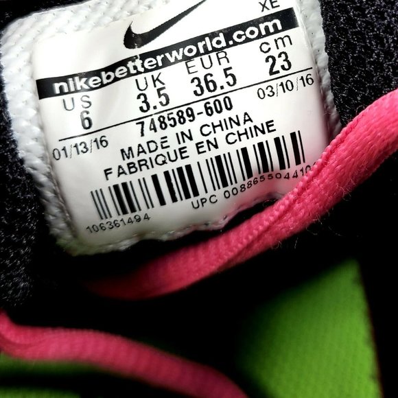 Nike Air Zoom Elite 8 748589-600 Pink Black Running Shoes Women's Size 6 - Picture 6 of 7